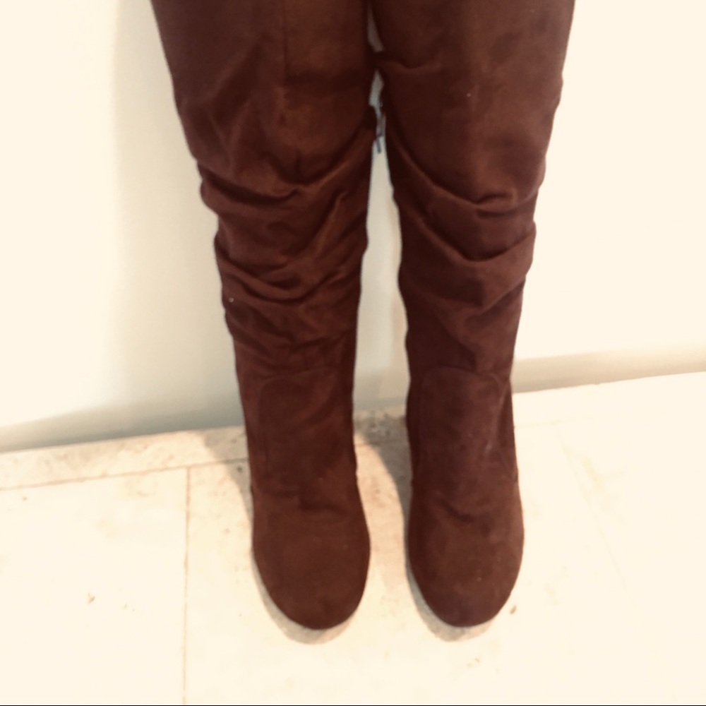 Knee High Brown Boots - Picture 3 of 8